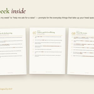 120 ChatGPT & Claude Prompts for Everyday Life | KUF Calm Life Pack (PDF) image 4