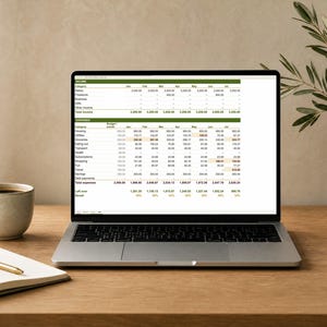 Budgetoverzicht voor 2027, maandelijkse uitgavenplanner, afdrukbaar PDF-bestand (Excel/Google Sheets) afbeelding 6