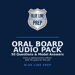 Police Oral Board Audio Pack | 50 Questions & Model Answers | Law Enforcement Interview Prep | Digital Download