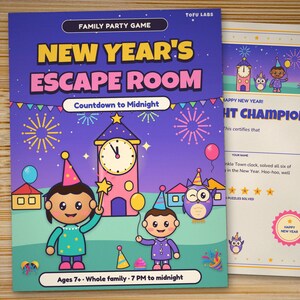 New Year's Eve Escape Room for Kids and Family: Countdown to Midnight image 9