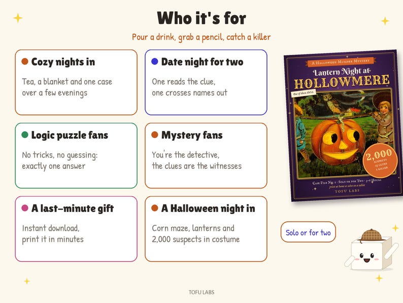 Halloween Murder Mystery Game: Lantern Night at Hollowmere image 7