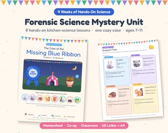 Unidad de Ciencias Forenses para Niños: El caso de la cinta azul desaparecida