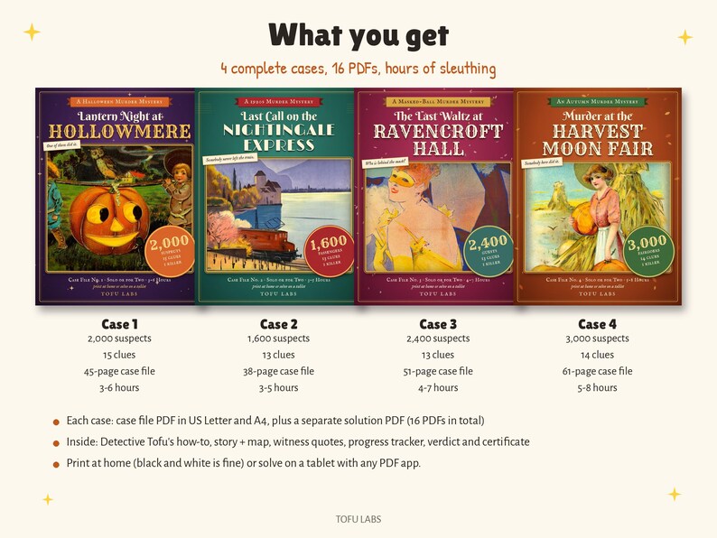 Find the Killer Murder Mystery Bundle: 4 Detective Cases image 4