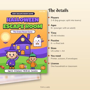 Halloween Escape Room for Kids: The Crane House Curse image 7
