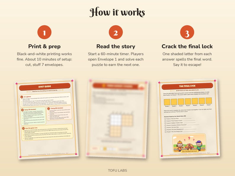 Thanksgiving Escape Room for Kids: The Pie Mystery (7 Puzzles, Ages 7+) Bild 4