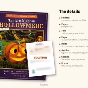 Halloween Murder Mystery Game: Lantern Night at Hollowmere image 5