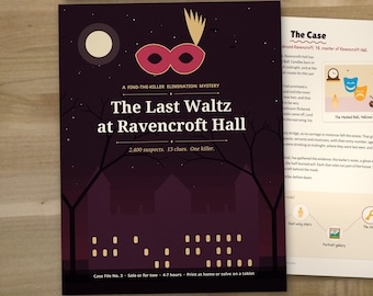 Masquerade Murder Mystery Game: The Last Waltz at Ravencroft Hall