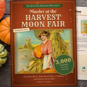 Fall Murder Mystery Game: Murder at the Harvest Moon Fair image 1