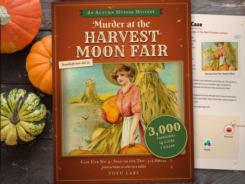 Fall Murder Mystery Game: Murder at the Harvest Moon Fair image 1