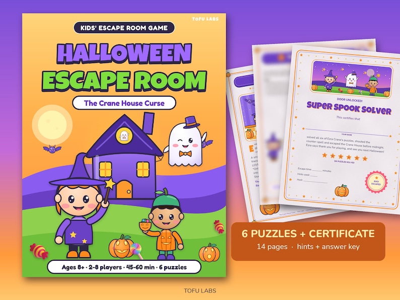 Halloween Escape Room for Kids: The Crane House Curse image 1