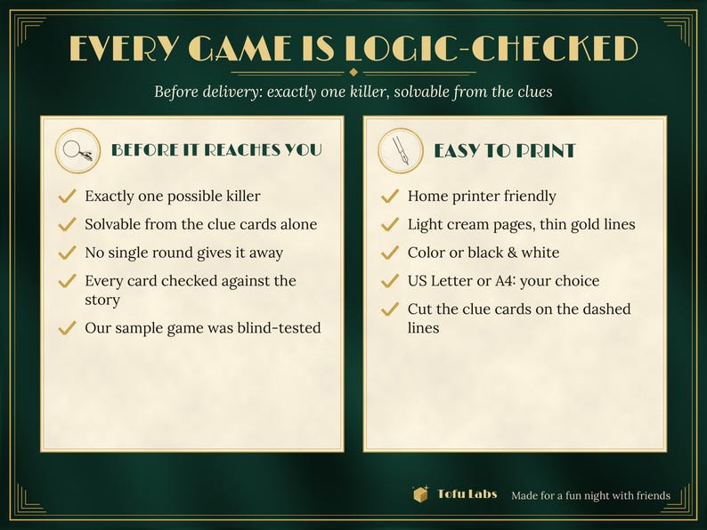 Custom Murder Mystery Party Game With Your Guests' Names image 11