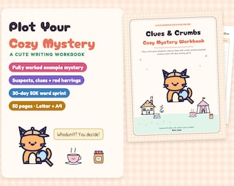 Clues & Crumbs: Cozy Mystery Writing Workbook