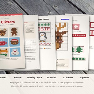 Cocoa Critters Christmas Knitting Charts: 36 Colorwork Motifs image 3
