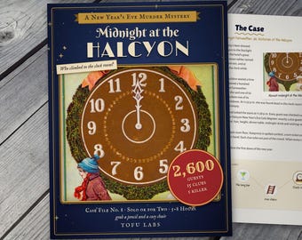 Juego de misterio y asesinato para la víspera de Año Nuevo: Medianoche en Halcyon