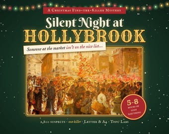 Christmas Murder Mystery Game: Silent Night at Hollybrook