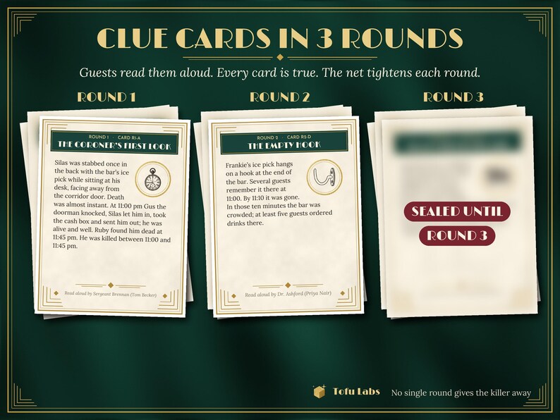 Custom Murder Mystery Party Game With Your Guests' Names image 7