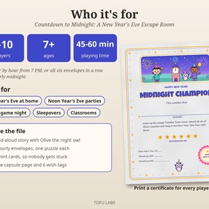 New Year's Eve Escape Room for Kids and Family: Countdown to Midnight image 7
