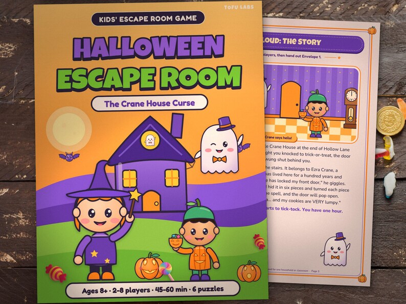 Halloween Escape Room for Kids: The Crane House Curse image 2