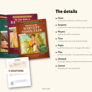 Find the Killer Murder Mystery Bundle: 4 Detective Cases image 7