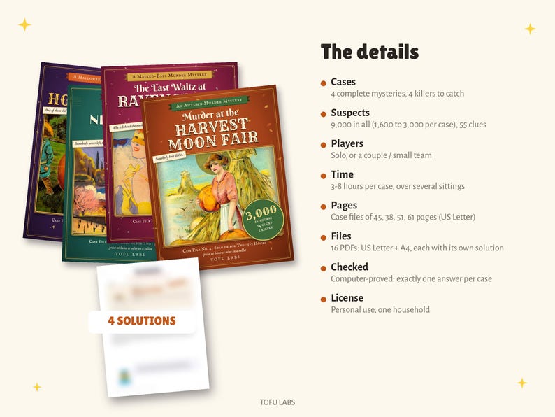 Find the Killer Murder Mystery Bundle: 4 Detective Cases image 7