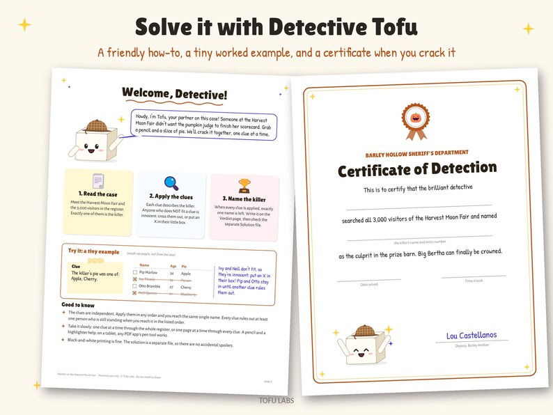 Fall Murder Mystery Game: Murder at the Harvest Moon Fair image 4