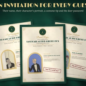 Custom Murder Mystery Party Game With Your Guests' Names image 5