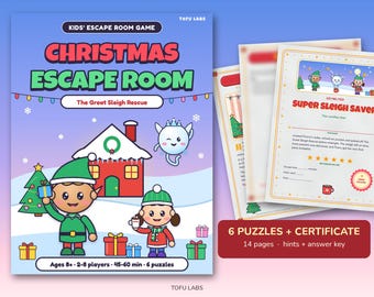 Escape Room navideño para niños: El gran rescate del trineo