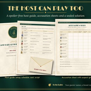 Custom Murder Mystery Party Game With Your Guests' Names image 8