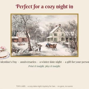 Tajemnicza gra randkowa dla dwojga: Tortowy kaprys w Snowberry Lodge zdjęcie 10