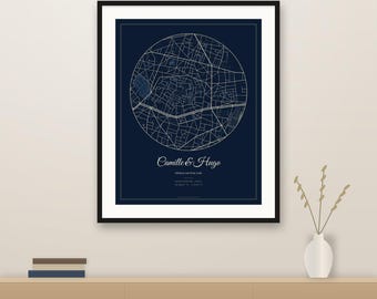 Custom City Map Print of Any Place You Love