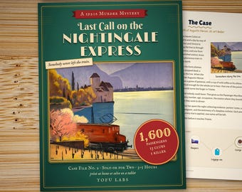 1920s Train Murder Mystery Game: Last Call on the Nightingale Express