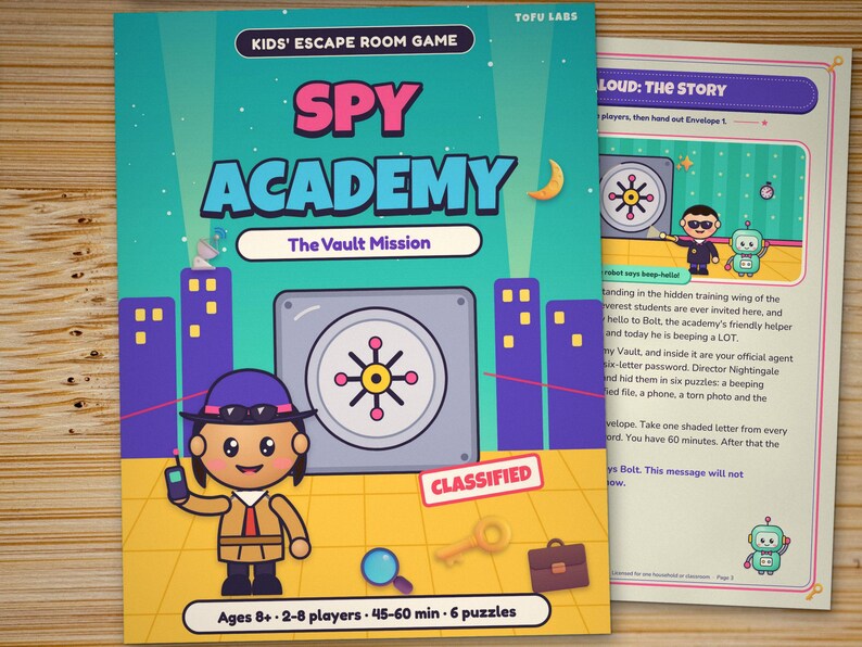 Spy Escape Room voor kinderen: Kraak de kluis van de Academie afbeelding 8