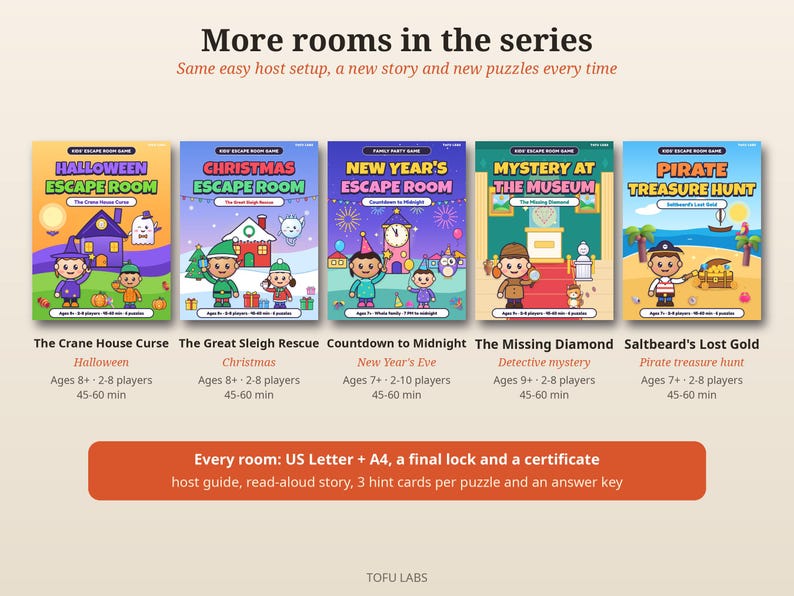 Thanksgiving Escape Room for Kids: The Pie Mystery (7 Puzzles, Ages 7+) Bild 7