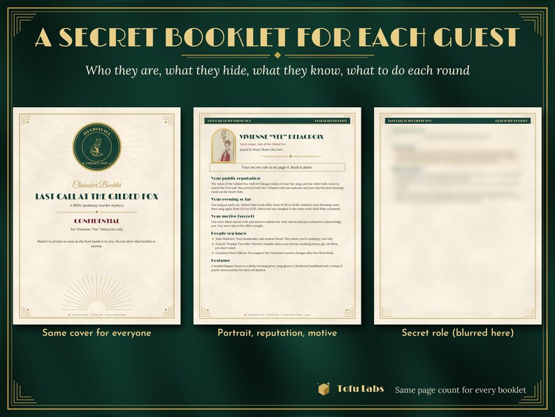 Custom Murder Mystery Party Game With Your Guests' Names image 6