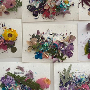 Flowergram, annonces, fleuriste, fête nuptiale, mariages, cartes d’encouragement, papeterie, fleurs séchées, carte fleur, carte de demoiselle d’honneur
