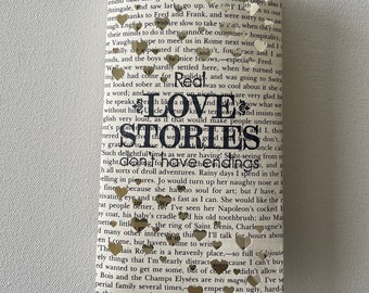 Love Story Luminary, Real Love Stories Don't Have Endings, Book Wedding, Book Decor, Book Lovers, Library Wedding