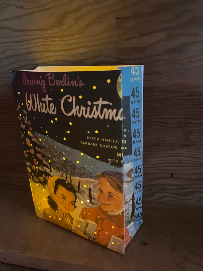 Christmas Luminary, vintage vinyl platentas afbeelding 5