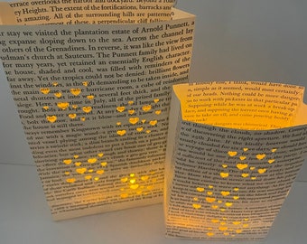 Book Luminaries, Book Wedding, Book Decor, Love, Book Themed, Library Wedding, Happily Ever After