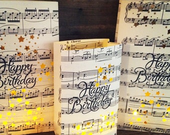 Happy Birthday Luminary Bags, Birthday Luminaries, Birthday Party, Party Decor, Birthday Fun, Party Time