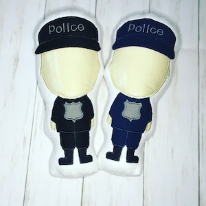 Poilce Puppen, Mama Polizei Puppe, Papa Polizei Puppe, Polizei Büro Andenken Puppe,