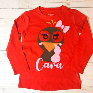 Meisjes gepersonaliseerde Turkije shirt-meisjes Thanksgiving shirt-Thanksgiving Turkije shirt
