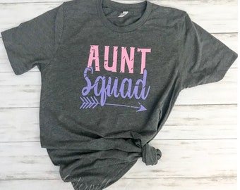 Aunt Shirt, Aunt Gift, Aunt Squad Shirt, Aunt to be Gift