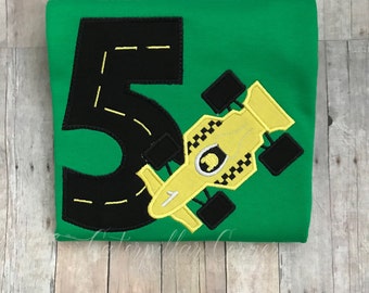 Race Car Birthday Shirt