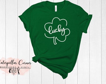 St. Patrick's Day Shirt - Lucky Shamrock Shirt - St Patty's Day Shirt -  Luck of the Irish Shirt