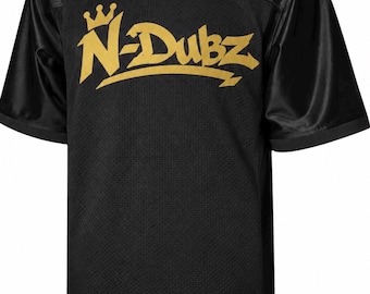 Personalised N-Dubz Concert Jersey, Gold Vinyl T-Shirt, N-Dubz 2027 Tour Outfit, Custom Concert Top, Music Fan Gift