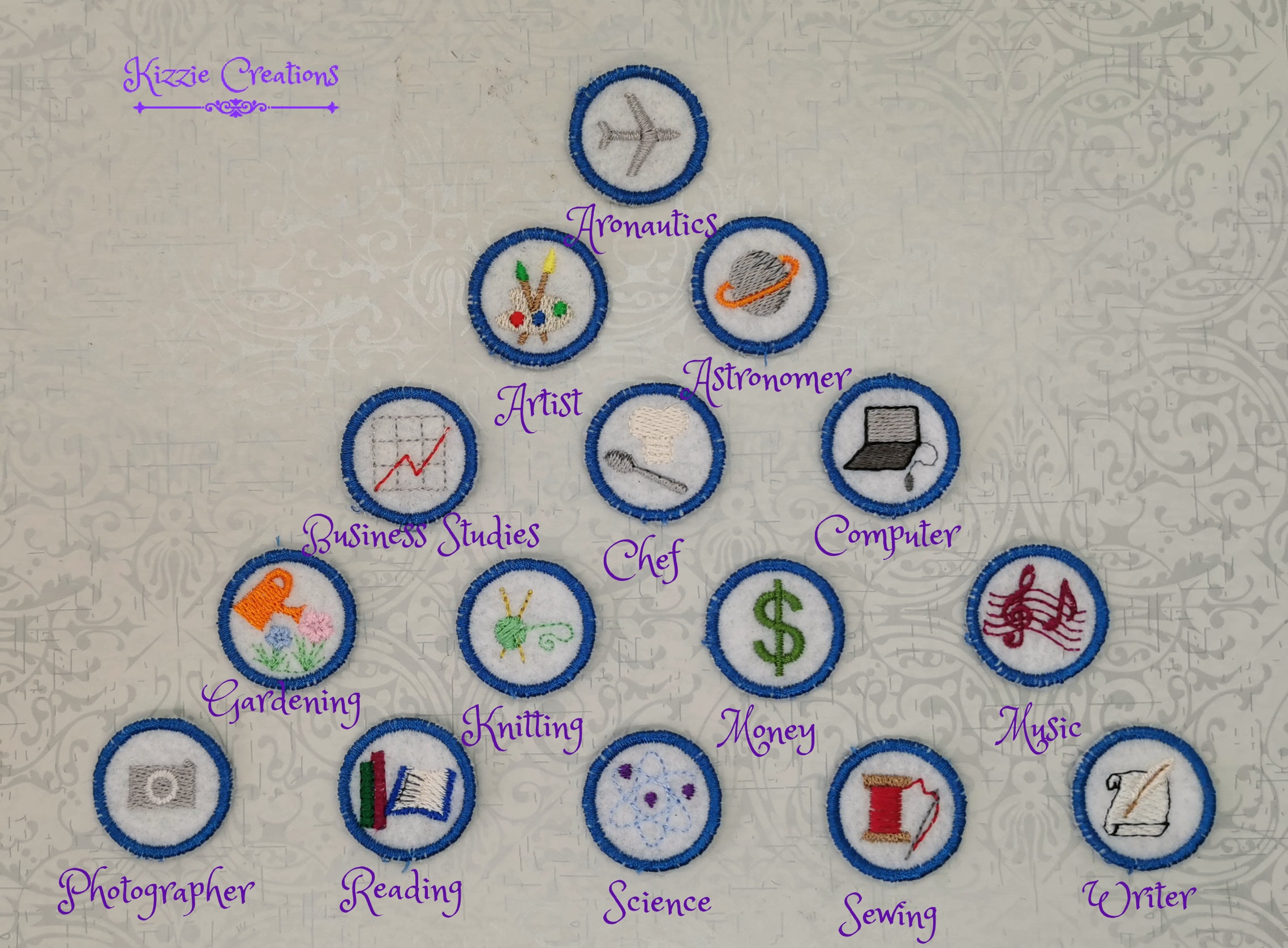 Individual Doll Merit Badges, Doll Badges, 18 in Doll Clothing, 18 in…