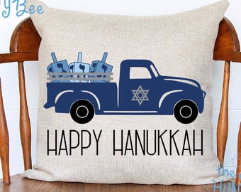 hanukkah throw pillows