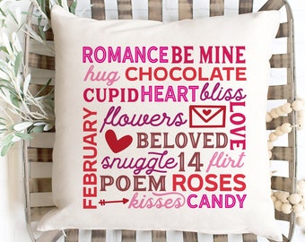 Valentine Decor / Valentines Pillow / Valentine Descriptions