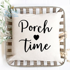 Porch pillow / Porch decor / Porch time