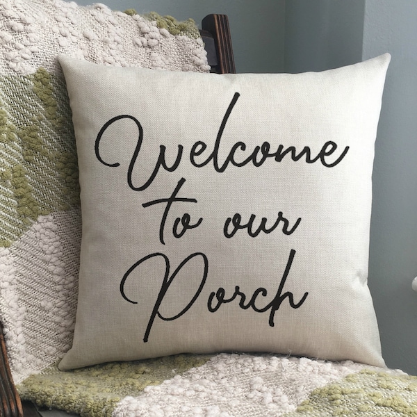 Front Porch Pillow Etsy